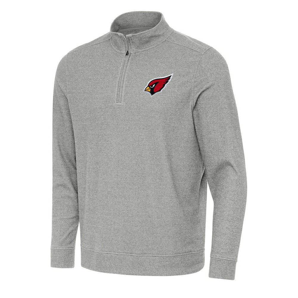 Arizona Cardinals Antigua Subtle Quarter-Zip Top - Heather Gray outlet