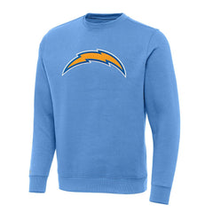 Los Angeles Chargers Antigua Victory Pullover Sweatshirt - Powder Blue sale