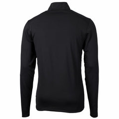 Kansas City Royals Cutter & Buck Virtue Eco Pique Quarter-Zip Jacket Black