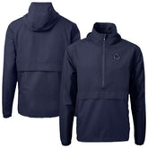 Boston Red Sox Cutter & Buck Charter Eco Recycled Anorak Half-Zip Hoodie Jacket Navy