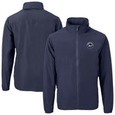 New York Mets Cutter & Buck Charter Eco Recycled Full-Zip Hoodie Jacket Navy