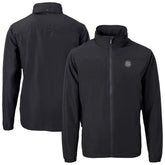 Seattle Mariners Cutter & Buck Charter Eco Recycled Full-Zip Hoodie Jacket Black