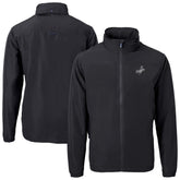 Los Angeles Dodgers Cutter & Buck Charter Eco Recycled Full-Zip Hoodie Jacket Black
