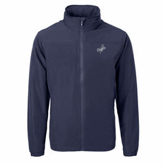 Los Angeles Dodgers Cutter & Buck Charter Eco Recycled Full-Zip Hoodie Jacket Navy