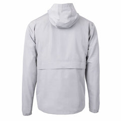 Los Angeles Dodgers Cutter & Buck Charter Eco Recycled Anorak Half-Zip Hoodie Jacket Gray