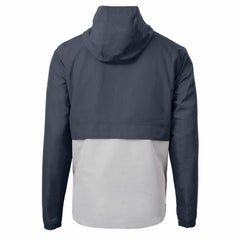 Los Angeles Angels Cutter & Buck Charter Eco Recycled Anorak Half-Zip Hoodie Jacket Navy/Gray