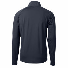 New York Mets Cutter & Buck Adapt Eco Hybrid Raglan DryTec Quarter-Zip Jacket Navy
