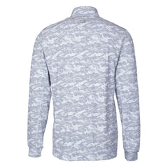 Philadelphia Phillies Cutter & Buck Traverse Eco Camo Tri-Blend DryTec Quarter-Zip Top Charcoal