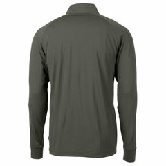 New York Mets Cutter & Buck Adapt Eco Raglan Quarter-Zip Jacket Olive