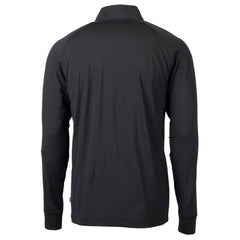 New York Yankees Cutter & Buck Adapt Eco Raglan Quarter-Zip Jacket Black