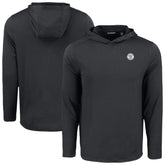 Milwaukee Brewers Cutter & Buck Coastline Epic Comfort Eco Recycled Hoodie T-Shirt Black