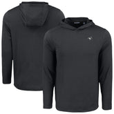 Toronto Blue Jays Cutter & Buck Coastline Epic Comfort Eco Recycled Long Sleeve Hoodie T-Shirt Black