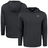 Tampa Bay Rays Cutter & Buck Coastline Epic Comfort Eco Recycled Long Sleeve Hoodie T-Shirt Black