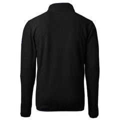 San Francisco Giants Cutter & Buck Big & Tall Cascade Eco Fleece Quarter-Zip Jacket Black