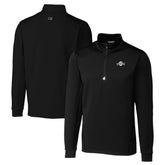 San Francisco Giants Cutter & Buck Big & Tall Traverse DryTec Quarter-Zip Jacket Black