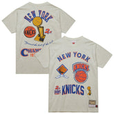New York Knicks Hardwood Classics Legacy Defined Retro Championship T-Shirt - Oatmeal for sale