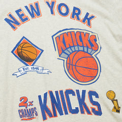 New York Knicks Hardwood Classics Legacy Defined Retro Championship T-Shirt - Oatmeal for sale