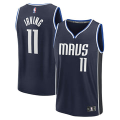 Kyrie Irving Dallas Mavericks Fast Break Replica Player Jersey sale - Statement Editi- Navy shop