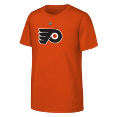 Matvei Michkov Philadelphia Flyers Youth Player Name & Number T-Shirt - Orange T-shirts