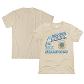 Argentina National Team 1863FC 16-Time Copa America Champions T-Shirt - Cream on sale