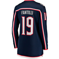 Adam Fantilli Columbus Blue Jackets Fanatics Women's Home Premier Breakaway Player Jersey Breakaway Jersey - Navy Jerseys