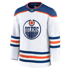 Edmonton Oilers Fanatics Away Premium Jersey - White Jerseys