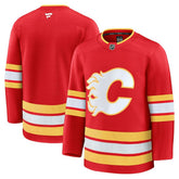 Calgary Flames Fanatics Home Premium Jersey - Red Jerseys