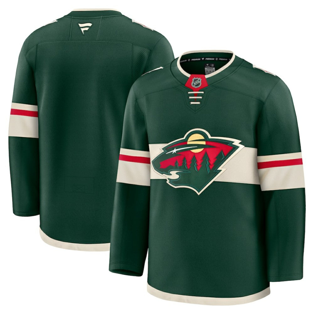 Minnesota Wild Fanatics Home Premium Jersey - Green Jerseys