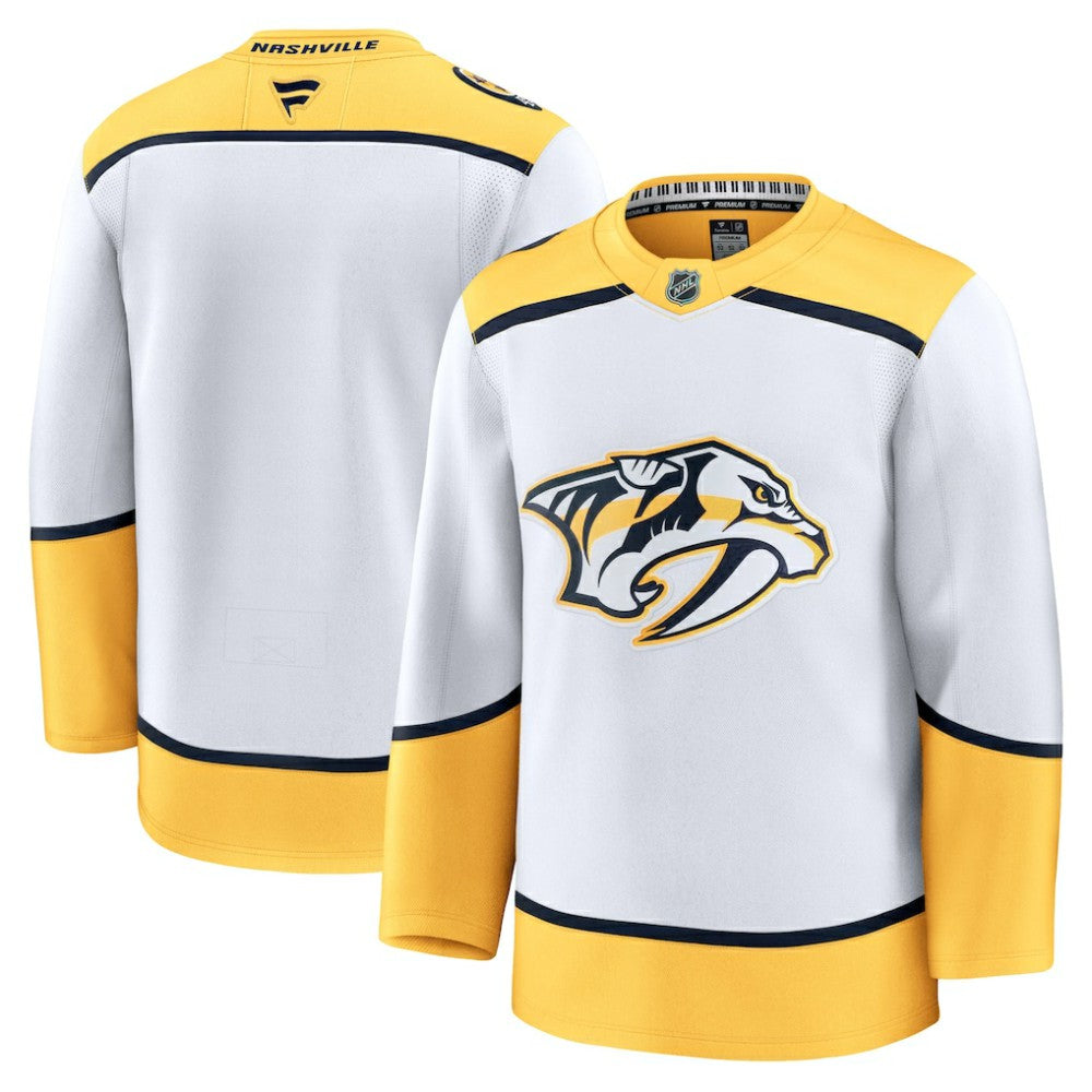 Nashville Predators Fanatics Away Premium Jersey - White Jerseys