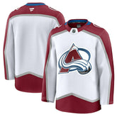 Colorado Avalanche Fanatics Away Premium Jersey - White Jerseys