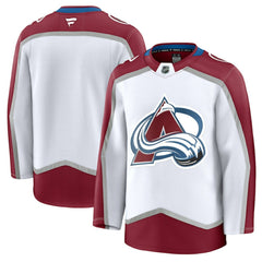 Colorado Avalanche Fanatics Away Premium Jersey - White Jerseys