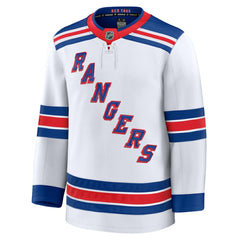 New York Rangers Fanatics Away Premium Jersey - White Jerseys