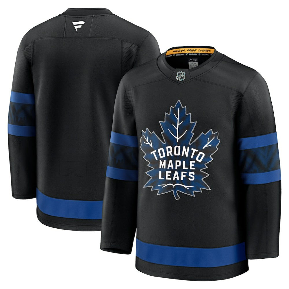 Toronto Maple Leafs Fanatics Alternate Premium Jersey - Black Jerseys