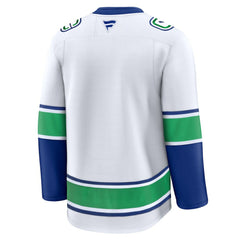 Vancouver Canucks Fanatics Away Premium Jersey - White Jerseys