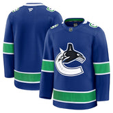 Vancouver Canucks Fanatics Home Premium Jersey - Blue Jerseys