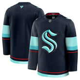 Seattle Kraken Fanatics Home Premium Jersey - Deep Sea Blue Jerseys