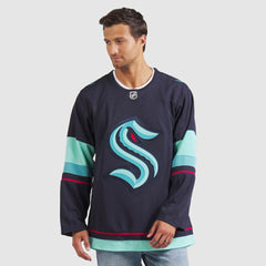 Seattle Kraken Fanatics Home Premium Jersey - Deep Sea Blue Jerseys
