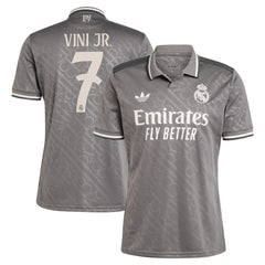 Vini Jr. Real Madrid Originals 2024/25 Third Replica Player Jersey - Charcoal discount