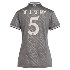 Jude Bellingham Real Madrid Originals Women's 2024/25 Third Replica Player Jersey - Charcoal on sale