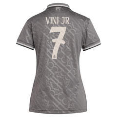 Vini Jr. Real Madrid Originals Women's 2024/25 Third Replica Player Jersey - Charcoal outlet