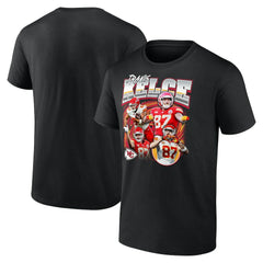 Travis Kelce Kansas City Chiefs Notorious Player Graphic T-Shirt - Black on sale