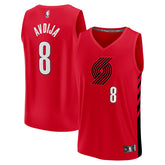 Deni Avdija Portland Trail Blazers Fast Break Player Jersey - Statement Edition - Red online