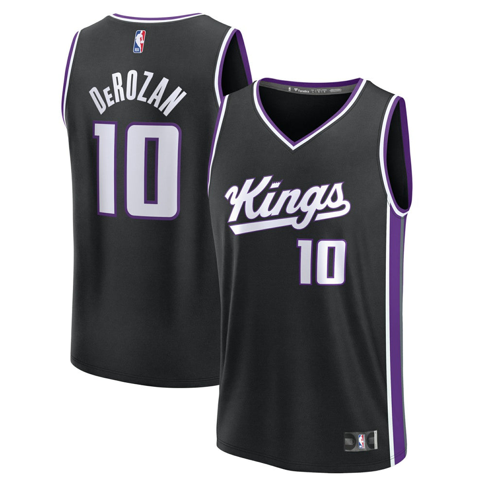 DeMar DeRozan Sacramento Kings Fast Break Replica Player Jersey - Icon Edition - Black discount