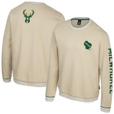 Milwaukee Bucks Stadium Essentials Unisex Halftime Pullover Sweatshirt - Natural for sale