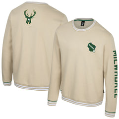 Milwaukee Bucks Stadium Essentials Unisex Halftime Pullover Sweatshirt - Natural for sale