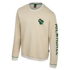 Milwaukee Bucks Stadium Essentials Unisex Halftime Pullover Sweatshirt - Natural for sale