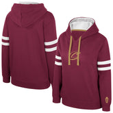 Cleveland Cavaliers Stadium Essentials Women's Road Game Pullover Hoodie sale - Wine outlet
