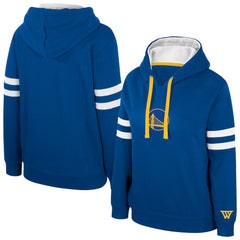 Golden State Warriors Stadium Essentials Women's Road Game Pullover Hoodie sale - Royal on sale