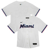 Miami Marlins Youth Home Game Jersey White