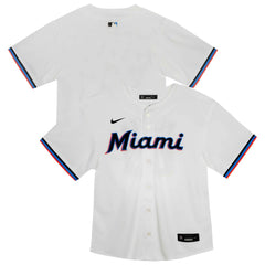 Miami Marlins Youth Home Game Jersey White